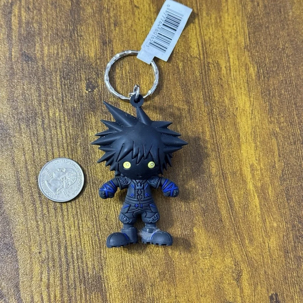 Disney Kingdom Hearts Shadow Keychain Figure Black Rubber MII China